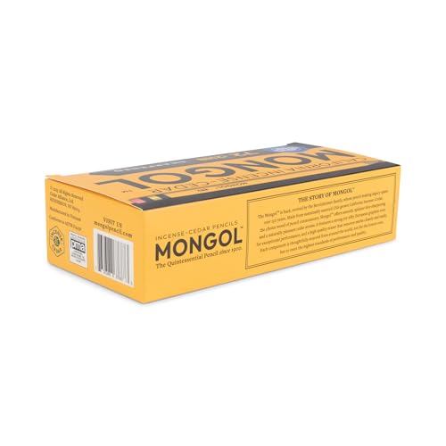 Mongol Classic Incense Cedar #2 Pencil - 72-Pack - Pre-sharpened, European Graphite Core, US Grown Cedar, Smudge Free Eraser – Nontoxic PMA Certified - size: 1 Count (Pack of 72)
