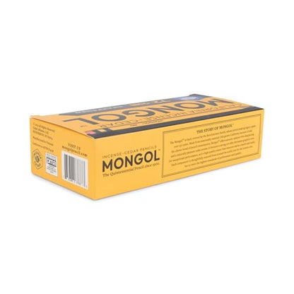 Mongol Classic Incense Cedar #2 Pencil - 72-Pack - Pre-sharpened, European Graphite Core, US Grown Cedar, Smudge Free Eraser – Nontoxic PMA Certified - size: 1 Count (Pack of 72)