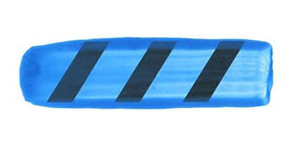 GOLDEN High Flow Acrylics, Fluorescent Blue, 4 fl. oz. Bottle, Professional Acrylic Paint, Transparent