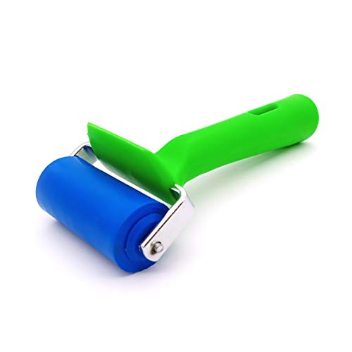 LifeGrip Rubber Brayer Roller - 2 inch/5 cm Wide - Ideal for Car Sound Deadening, Mats, Deadener Insulation, Construction, Masonry, Stamping, Anti Slip/Skid, Wallpaper Installation… - size: 2 inch/5 cm