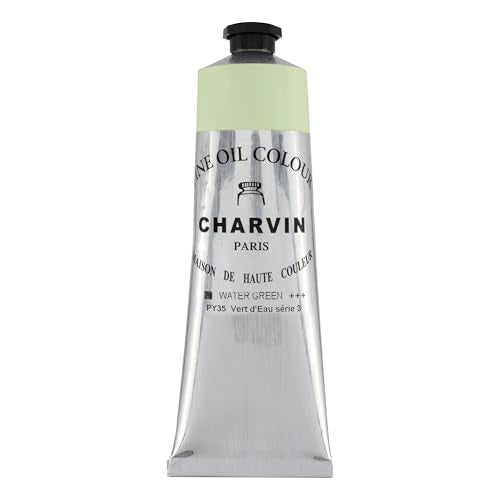 Charvin Professional Artist Quality Oil Paints, Natural Color Themed Hues, Water Green 150 ml - color: Water Green