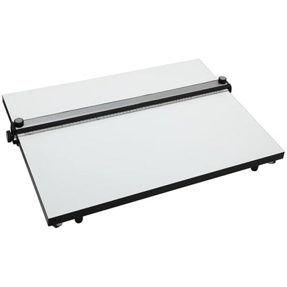 Acurit PXB 23” x 31” Drawing Board for Artists and Designers - Portable Workspace for Drawing, Sketching, Drafting, Painting - Fixed Angled Laminated Surface with Ruler and Parallel Motion Bar - size: 23x31"
