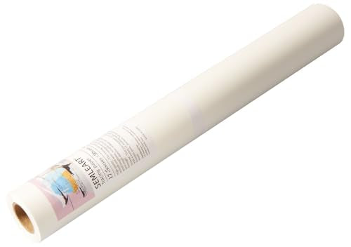 SEMLEART Tracing Paper Roll,17.5-inch x 50yard，White Translucent Vellum,Pattern Paper for Sewing, Drawing, Sketching, Gift Wrapping - color: 01-White, size: 17.5-inch x 50yard Roll