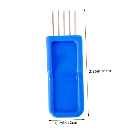 Housoutil 2pcs Pin Texture Brush for Clay Pottery Scoring Tool Kit Clay Texture Roller for Adults Beginners Pottery Tools Set