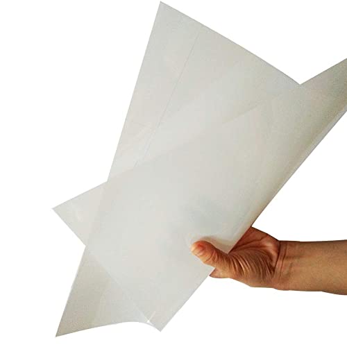 12pcs 6mil Blank Stencil Material, 12 x 12inch, Milky Translucent- Make Your own Stencil - size: 12pcs 6mil