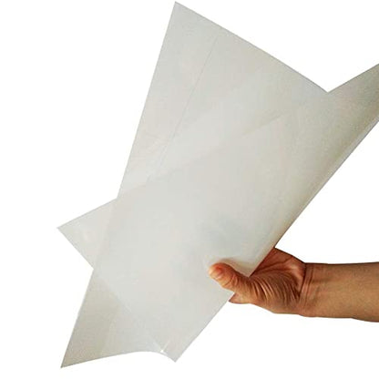 12pcs 6mil Blank Stencil Material, 12 x 12inch, Milky Translucent- Make Your own Stencil - size: 12pcs 6mil