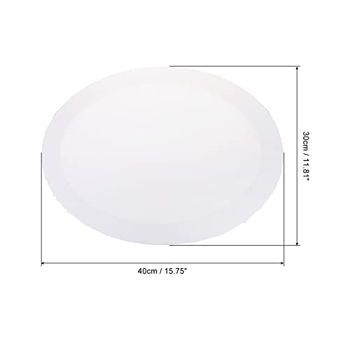 PATIKIL Paint Canvases Panel for Painting, 4 Pack 12x16 Inch Oval Wood Frame Stretched Blank Art Board Panels for Acrylic, Oil, Tempera Painting, White - size: 12x16 Inch