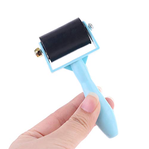 2X Practical Rubber Roller Anti Skid Tape Tool for Printmaking Wallpapers Stamping Gluing Application Painting Tools for Professional