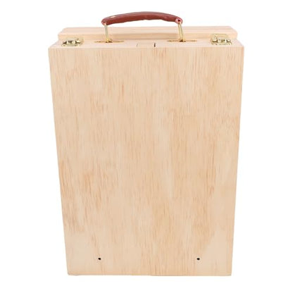 Adjustable Wooden Pochade Box Easel with Storage Drawers for Art Painting, Sketching, Portable Table Easel for Artists and Students