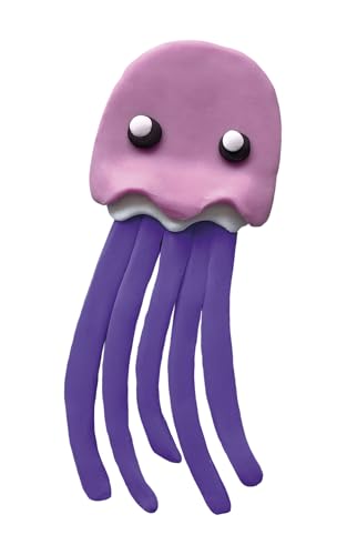 Jovi - Non-Hardening Modeling Clay, 3 lb Total, 4 Purple Bars, 0.77 lb Each | Arts and Crafts Non-Toxic and Gluten Free Plasticine - color: Purple