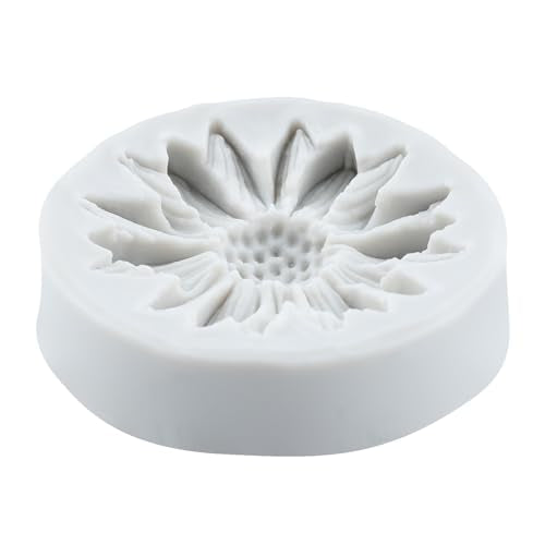 Sunflower Clay Mold Flower Silicone Molds Chrysanthemum Mold for DIY Crafts Air Dry Polymer Clay Plaster Jewelry Making Epoxy Resin Casting - color: Style A