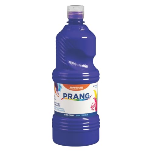 Prang Ready-to-Use Tempera Paint Quart, 32 oz., Blue, 6 Count - color: Blue (Pack of 6)