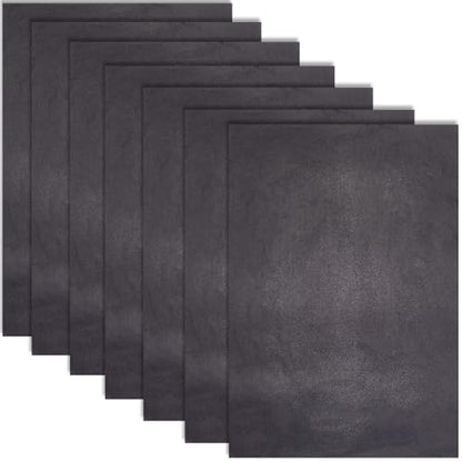 100 Sheets 11.7 x 8.3 Inch Black Transfer Paper Carbon Tracing Paper Rectangle Graphite Canvas Transferring Crafts Pages Accessories for DIY Making Woodworking Drawing Board Art Projects - color: Black