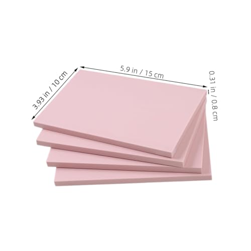 SHINEOFI 4pcs Carving Blocks Linoleum Printing Carving Block Stamp Making Material