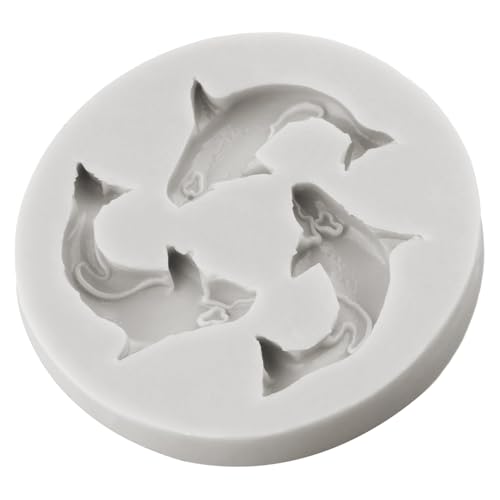 Ocean Animal Polymer Clay Mold Dolphin Killer Whale Silicone Molds for DIY Crafts Air Dry Plaster Polymer Clay Epoxy Resin Casting Jewelry Making - color: Style C