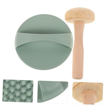 Angoily 1set Versatile Printmaking Kit Wood Tools Ink Carving Knives Craft Mat for Beginners Professionals
