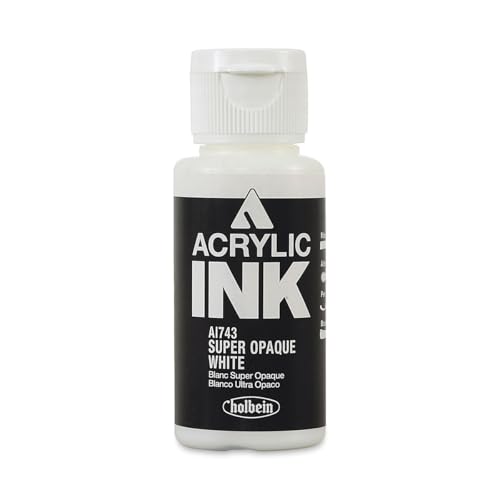 Holbein Acrylic Ink - Super Opaque White 30ml
