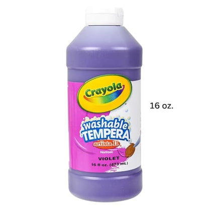 Crayola Artista II Washable Tempera Paint 16oz Purple/Violet