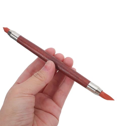 Holibanna 6pcs Silicone Tip Clay Sculpting Tools - Double Head Clay Color Shapers - Paint Drawing Blending Brushes for Pottery Polymer Crafts