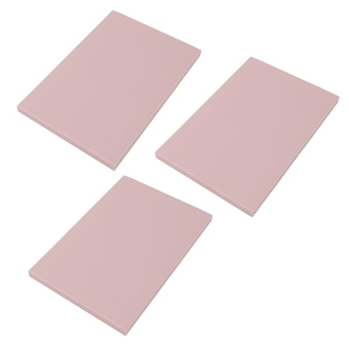 Aramox 10PCS Rubber Carving Block Stamp Engraving Block Premium Soft Rubber DIY Printmaking Stamp Making for Beginners and Professionals with Water Soluble and Oil Based Ink for (Pink) - color: Pink