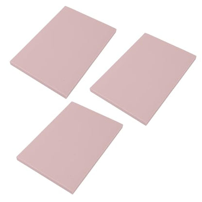 Aramox 10PCS Rubber Carving Block Stamp Engraving Block Premium Soft Rubber DIY Printmaking Stamp Making for Beginners and Professionals with Water Soluble and Oil Based Ink for (Pink) - color: Pink