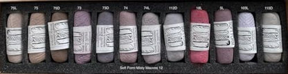 FineArtStore Diane Townsend Handmade Soft Pastel Sets - Misty Mauves Set of 12 Pastels