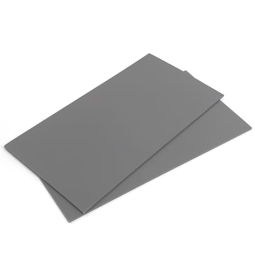 Falling in Art 6 * 12 Linoleum Carving Blocks, 2 Pack Soft Stamp Rubber Blocks for Crafts and Artists Printmaking, Gray,1/8" Thick - color: Gray, size: 6'' x 12'' 2 Pack