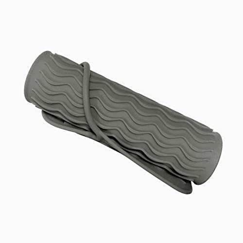 9" X 6.5" Silicone Heat Resistant Travel Mat, Anti-Heat Pad Cover for Hair Straighteners, Curling Irons, Flat Irons and Other Hair Styling Tools - Gray - color: Gray