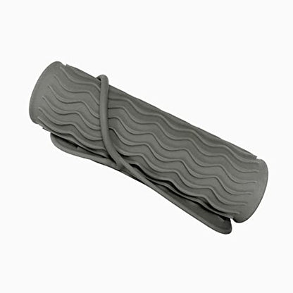 9" X 6.5" Silicone Heat Resistant Travel Mat, Anti-Heat Pad Cover for Hair Straighteners, Curling Irons, Flat Irons and Other Hair Styling Tools - Gray - color: Gray