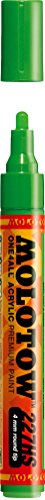 Molotow ONE4ALL Acrylic Paint Marker, 4mm, Universes Green, 1 Each (227.234) - color: Universes Green, style: Paint Marker - 4mm