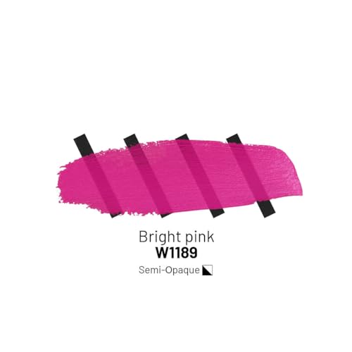 KAMENSKAYA Acrylic Inks for Artists - Bright Pink Acrylic Ink, 3.38 Fl Oz (100 ml) - color: Bright Pink