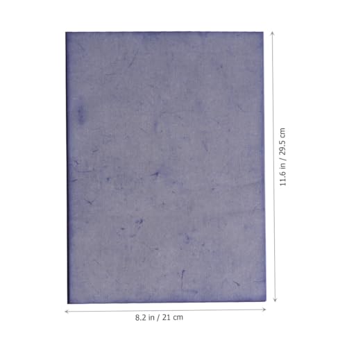 Angoily 100pcs Graphite Carbon Transfer Paper for Tracing Painting Carbon Coated Paper Canvas - color: Blue