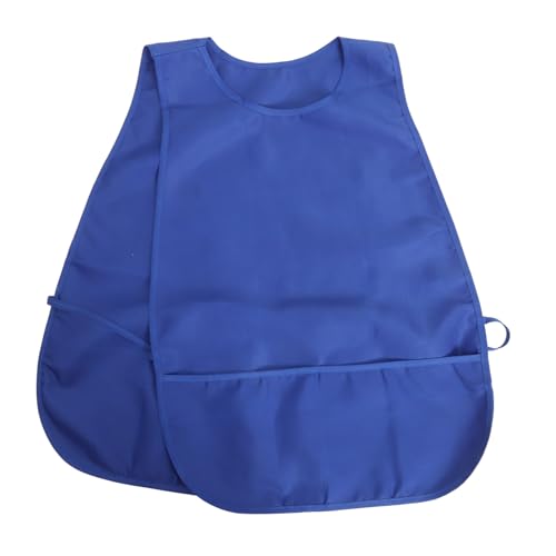 STOBAZA Adjustable Pockets Waterproof Apron Kitchen Cooking Painting Unisex Art Vest for Men Women