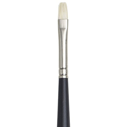 Winsor & Newton Artists' Oil Hog Paint Brush, Long Handle Size 2, Bright - size: #2, style: Bright