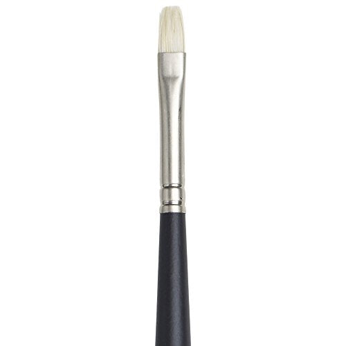 Winsor & Newton Artists' Oil Hog Paint Brush, Long Handle Size 2, Bright - size: #2, style: Bright