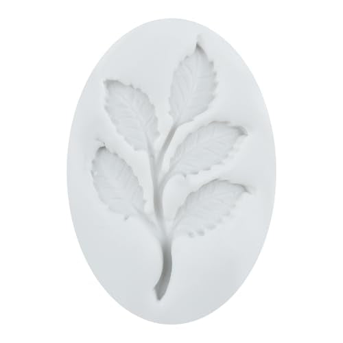 Leaf Polymer Clay Mold Leaf Branch Silicone Molds for DIY Crafts Air Dry Plaster Polymer Clay Epoxy Resin Casting Jewelry Making - color: Style E