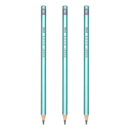PATIKIL 4B Drawing Pencils for Sketching, Set of 3 Hexagonal Graphite Sketch Pencils Professional Sketching Art Supplies for Drawing Shading Writing Art Artists Beginners, Black - style: 4B