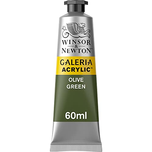 Winsor & Newton Galeria Acrylic Color, 60ml (2-oz) Tube, Olive Green - color: Olive Green, style: 2-oz Tube