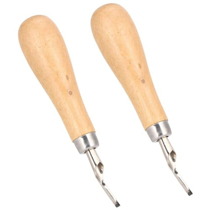 Set of 2 Linoleum Cutters, Tallado Waste Knife, Sculpting Carpentry Tools for Rubber Stamp