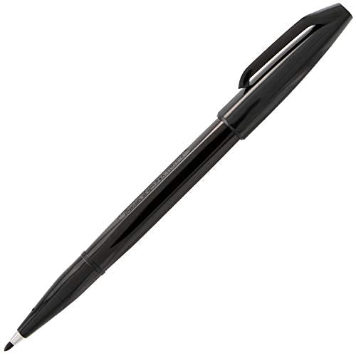 Pentel® Sign Pens®, Fine Point, 2.0 mm, Black Barrel, Black Ink, Pack Of 24 Pens - color: 블랙., size: 12 Count (Pack of 2)