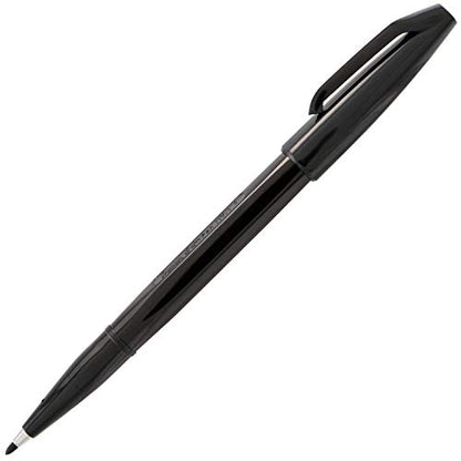 Pentel® Sign Pens®, Fine Point, 2.0 mm, Black Barrel, Black Ink, Pack Of 24 Pens - color: 블랙., size: 12 Count (Pack of 2)