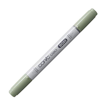 Copic Markers BG93 Ciao with Replaceable Nib, Green Gray - color: Green Gray
