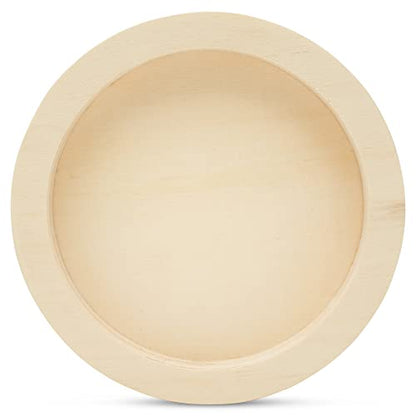 Circle Wood Panel 8-3/16 inch Diameter, Pack of 1 Round Canvas Boards, Unfinished Wooden Trays for Crafts & Painting, by Woodpeckers - size: 8-3/16 inch