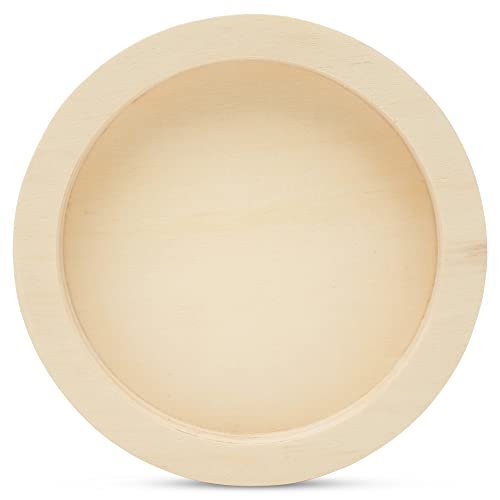 Circle Wood Panel 8-3/16 inch Diameter, Pack of 1 Round Canvas Boards, Unfinished Wooden Trays for Crafts & Painting, by Woodpeckers - size: 8-3/16 inch
