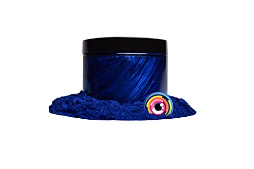 Eye Candy Pigments Premium Blue Mica Powder - Nokon Blue (50gr) - for Epoxy, Resin, Soap, Paint, Woodworking, Acrylic Pouring, Bath Bombs, Fishing Lures - DIY Arts and Crafts Additive - color: Nokon Blue