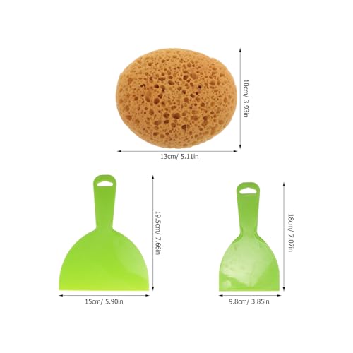 Generic 1 Set Texture Sponge - Wall Ceiling Drywall Patch Sponge Repair - Home Decor Artist Craft DIY Art Painting Acrylic Watercolor Marbling Pottery Ceramics
