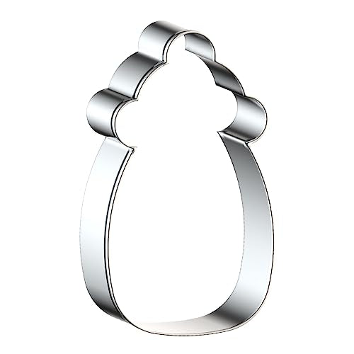 Baby Bottle Cookie Cutter Set for Baby Shower Baking, 5/4/3/2 inch, 4 Piece, Stainless Steel - color: Baby Bottle