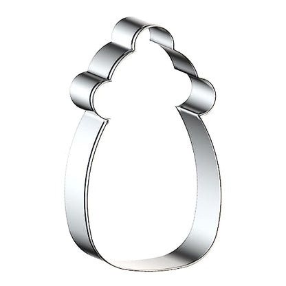 Baby Bottle Cookie Cutter Set for Baby Shower Baking, 5/4/3/2 inch, 4 Piece, Stainless Steel - color: Baby Bottle