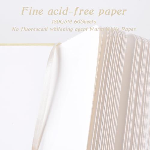 Mix Media Pad,3.5"x5.5" Small Hardcover Leather Art Sketchbook,60 Sheets(112lb/180gsm) Heavyweight Acid Free Artistic Painting Drawing Sketching Paper, Handy Pocket Journal Sketchbook.Beige - color: 180gsm-beige