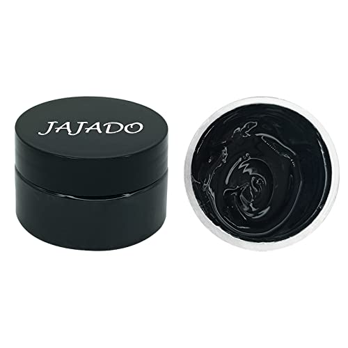 JAJADO Black Chalk Paste Paint for Stencil Painting on Wood, Silk Screen Stencil Screen Printing Paint Craft Mesh Stencil Paste Transfers Paint for DIY Home Decor, Chalkboard, Fabric, Furniture - color: Black